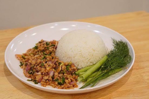 [ข้าวลาบหมู66045] ข้าวลาบหมู(66045)