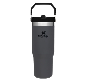 [663013] แก้ว Stanley - The Iceflow Flip Straw Tumbler สี Charcoal
